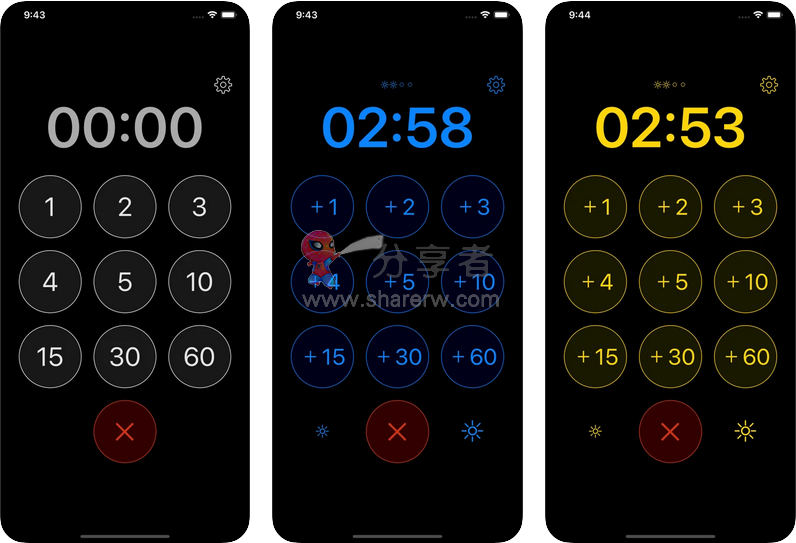 iOS限时免费 手电筒定时器 （￥18→0）-第1张图片-分享迷